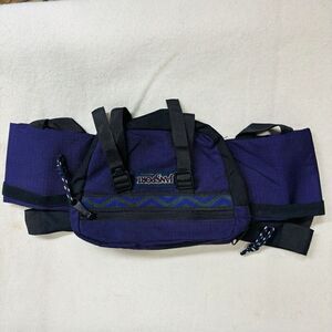 Vintage 90s Purple Jansport Adult Fannypack Hiking Waist Bag Nylon Made In USA
